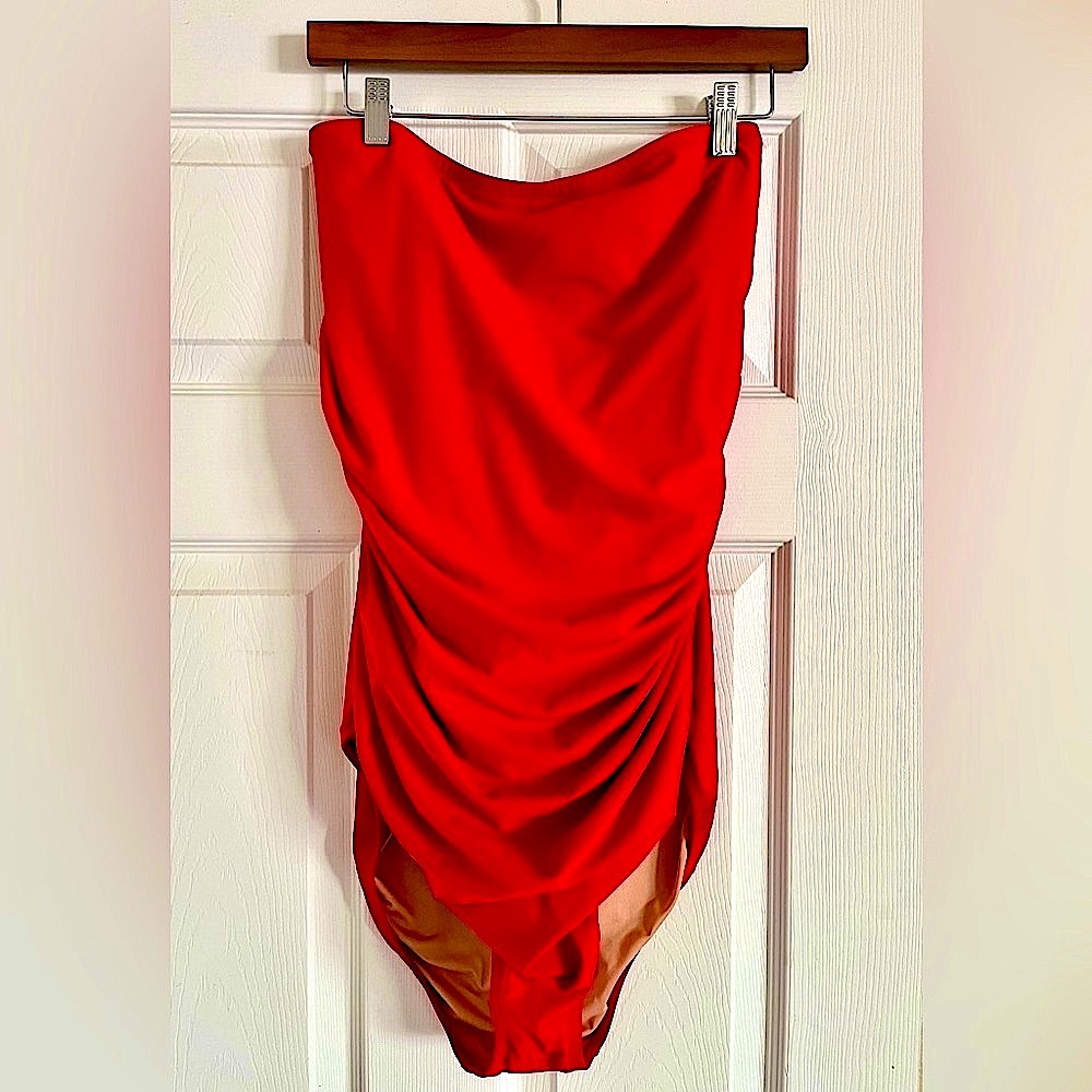J. Crew Bold Red Swimsuit